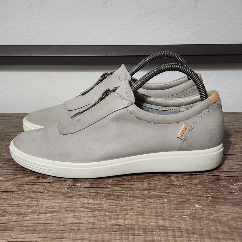 Ecco Soft 7 Zip Women's Shoes Size 8 Gray